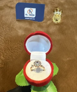💎 Women Diamond Spin Ring – Elegance in Every Turn 💍 1